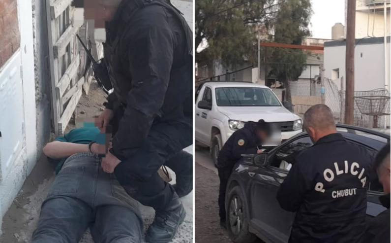 persecución detenido